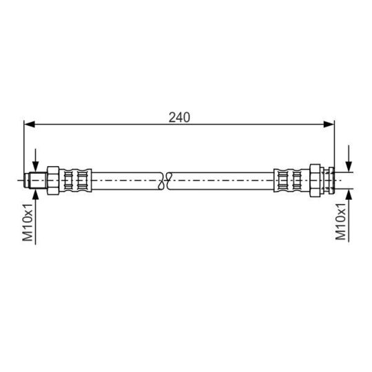 1 987 481 220 - Brake Hose 