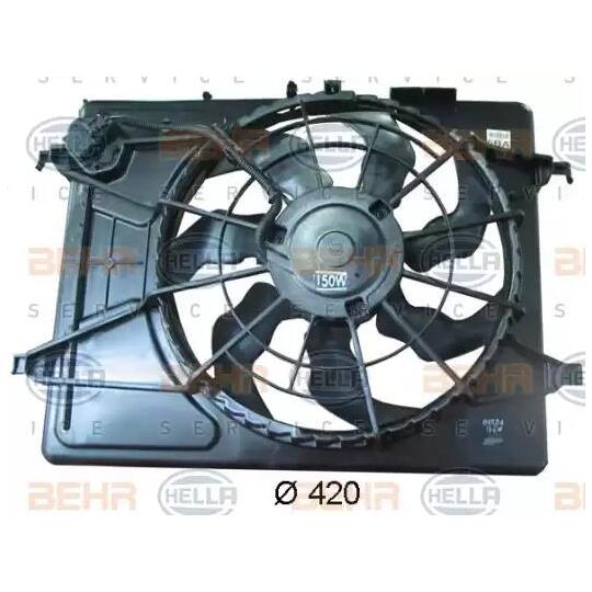 8EW 351 043-191 - Ventilaator, mootorijahutus 