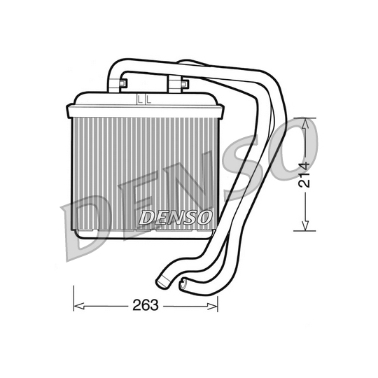 DRR12004 - Heat Exchanger, interior heating 