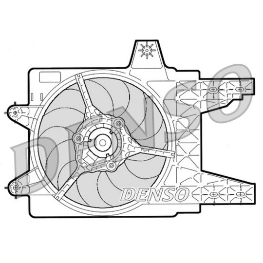DER09079 - Tuuletin, moottorin jäähdytys 