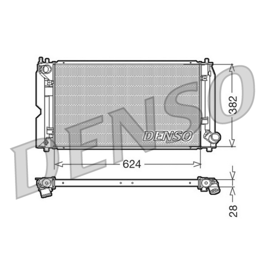 DRM50012 - Radiator, engine cooling 