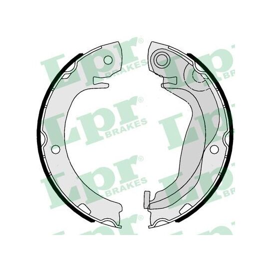 01123 - Brake Shoe Set, parking brake 