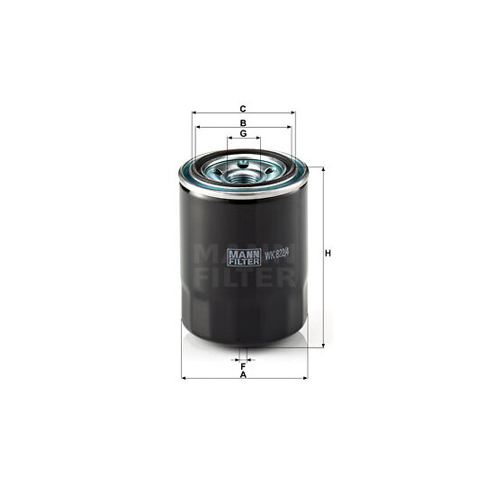 WK 822/4 - Fuel filter 