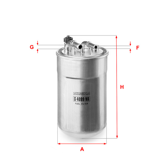 S 4099 NR - Fuel filter 
