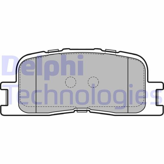 LP2703 - Brake Pad Set, disc brake 