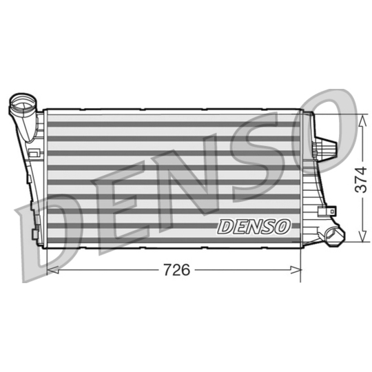 DIT99020 - Intercooler, charger 