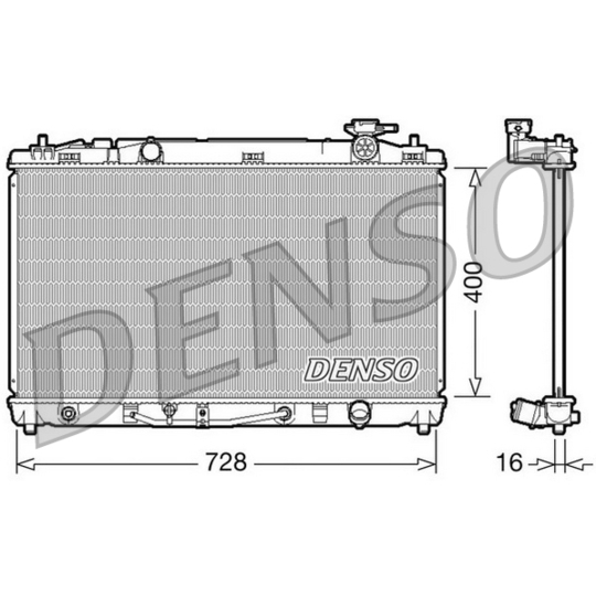 DRM50042 - Radiator, engine cooling 