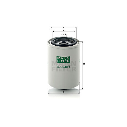 WA 940/6 - Coolant filter 