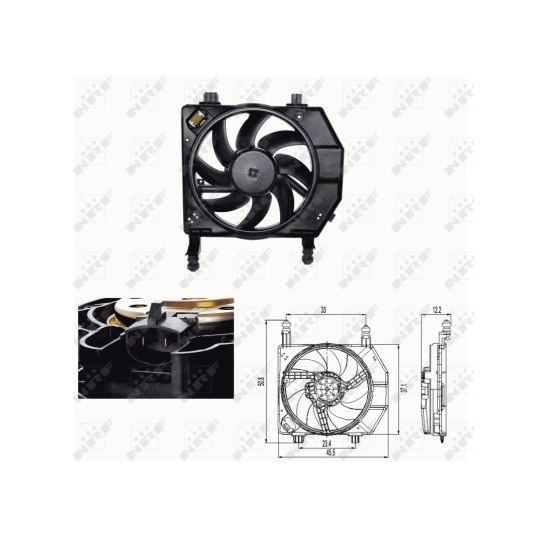 47681 - Fan, radiator 