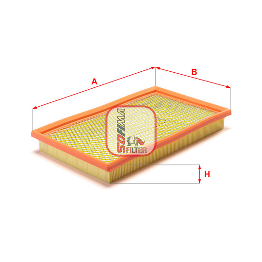 S 3316 A - Air filter 