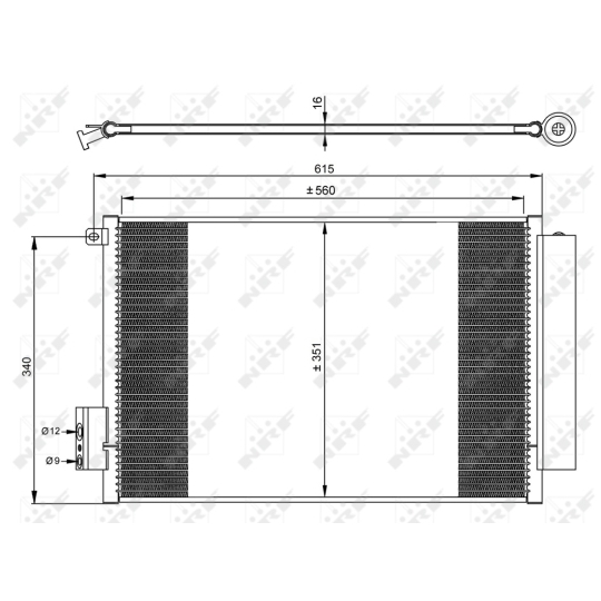 350065 - Condenser, air conditioning 