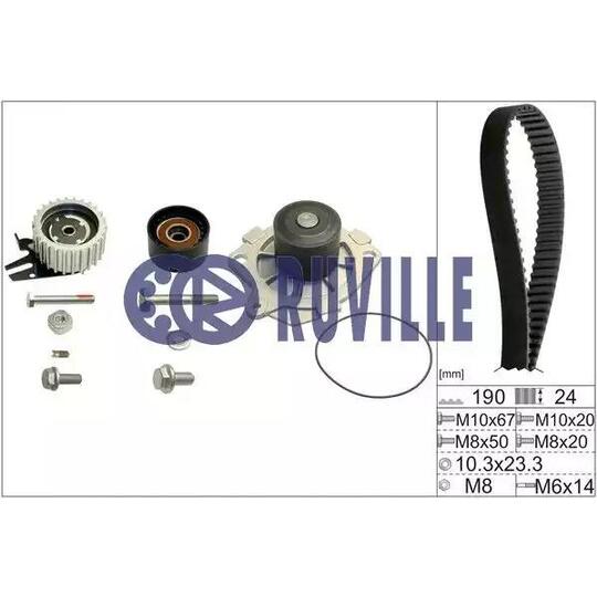 56036771 - Water Pump & Timing Belt Set 