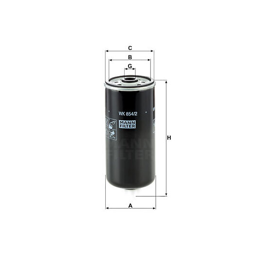 WK 854/2 - Fuel filter 