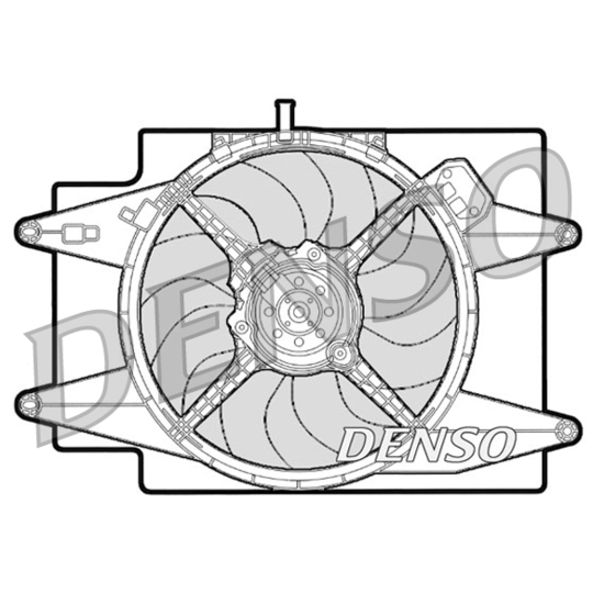 DER01001 - Fan, radiator 