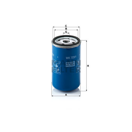 WK 723/1 - Fuel filter 
