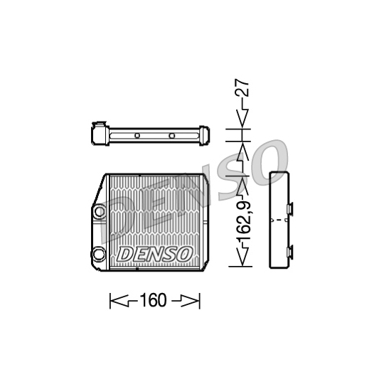 DRR09035 - Heat Exchanger, interior heating 