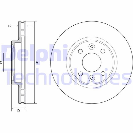 BG4570 - Brake Disc 