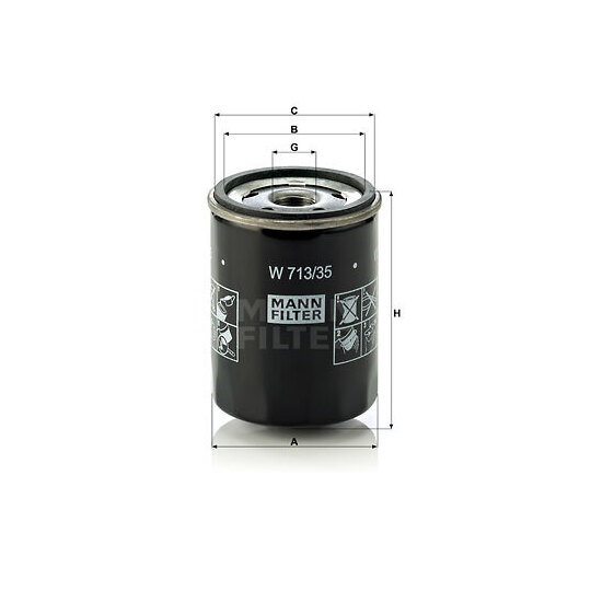 W 713/35 - Oil filter 