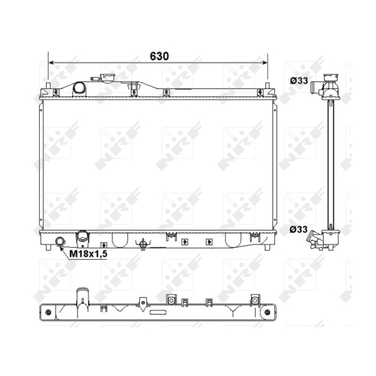 53180 - Radiator, engine cooling 