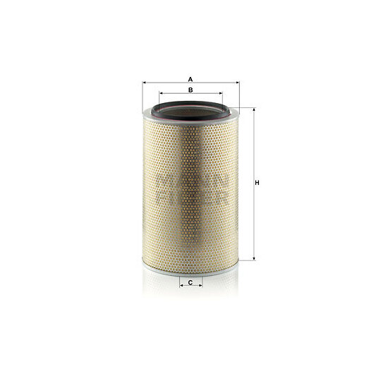 C 33 1600/2 - Air filter 