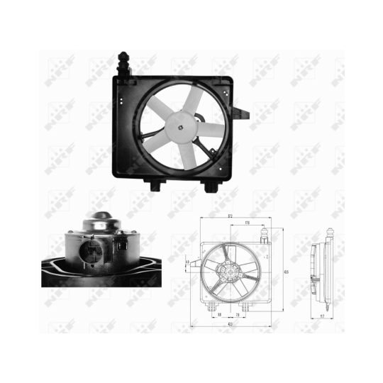 47680 - Fan, radiator 