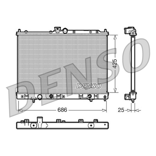 DRM45030 - Kylare, motorkylning 