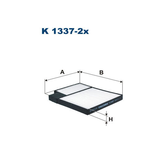 K 1337-2x - Filter, interior air 