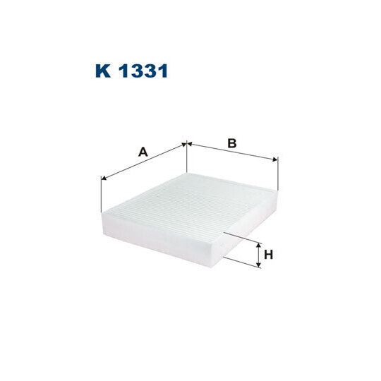 K 1331 - Filter, interior air 