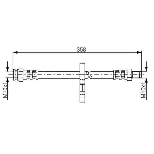 1 987 481 019 - Brake Hose 