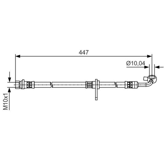 1 987 481 511 - Brake Hose 