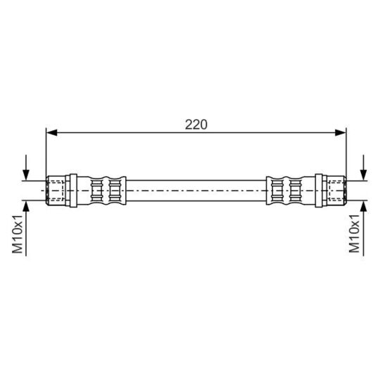 1 987 476 203 - Brake Hose 