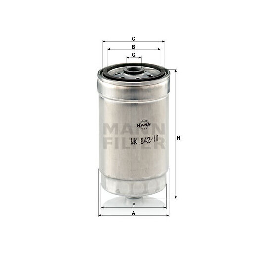 WK 842/10 - Fuel filter 