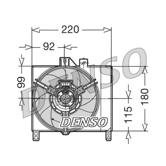 DER16002 - Ventilaator, mootorijahutus 