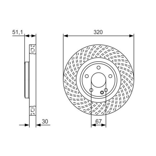 0 986 479 A59 - Brake Disc 