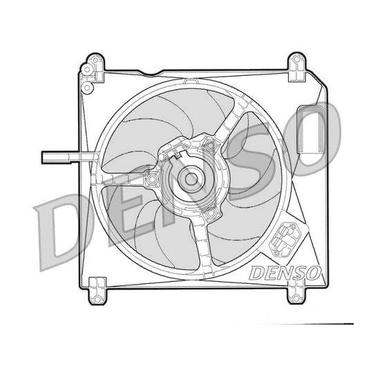 DER09002 - Fan, radiator 
