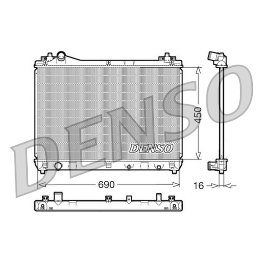 DRM47011 - Radiator, engine cooling 