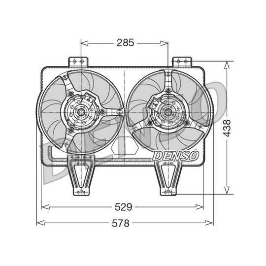 DER01016 - Ventilaator, mootorijahutus 