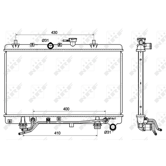 53119 - Radiator, engine cooling 