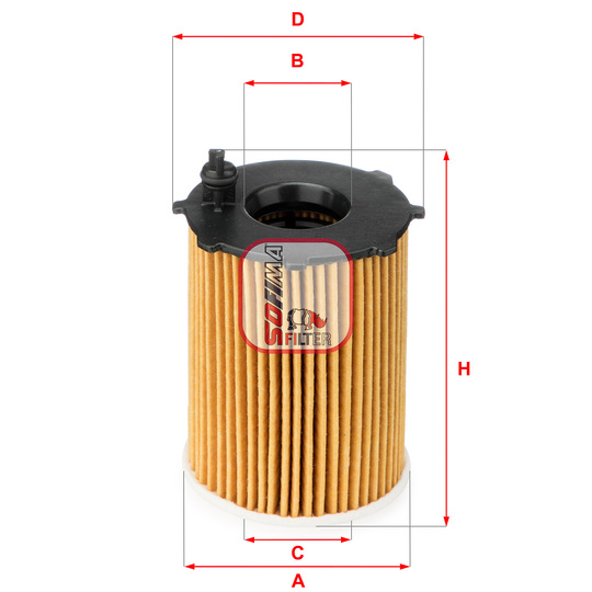 S 5128 PE - Oil filter 