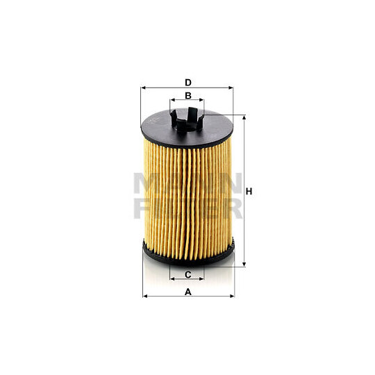 HU 612/1 x - Oil filter 