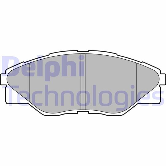 LP2496 - Brake Pad Set, disc brake 