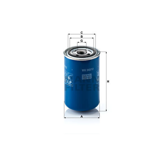 WK 940/12 - Fuel filter 