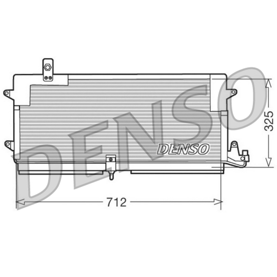 DCN32004 - Condenser, air conditioning 