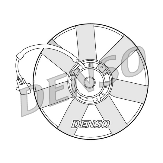 DER32002 - Ventilaator, mootorijahutus 