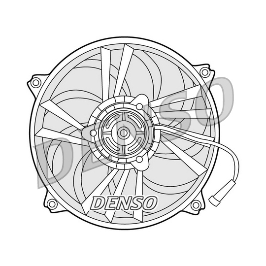 DER21014 - Fan, radiator 