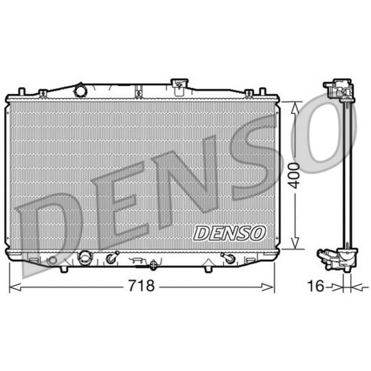 DRM40024 - Radiator, engine cooling 