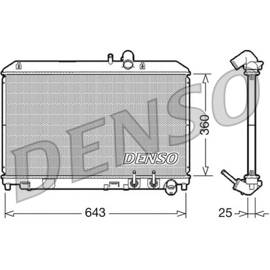 DRM44012 - Radiator, engine cooling 