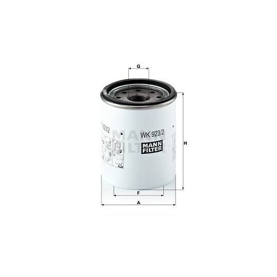 WK 923/2 x - Fuel filter 
