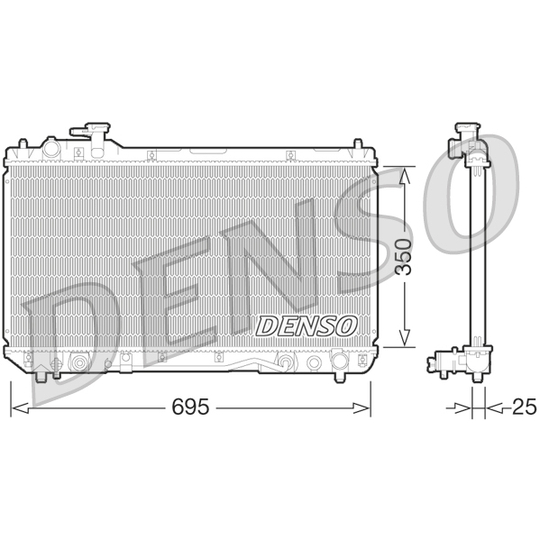 DRM50063 - Kylare, motorkylning 