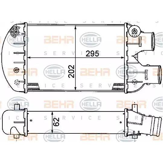 8ML 376 776-271 - Intercooler, charger 